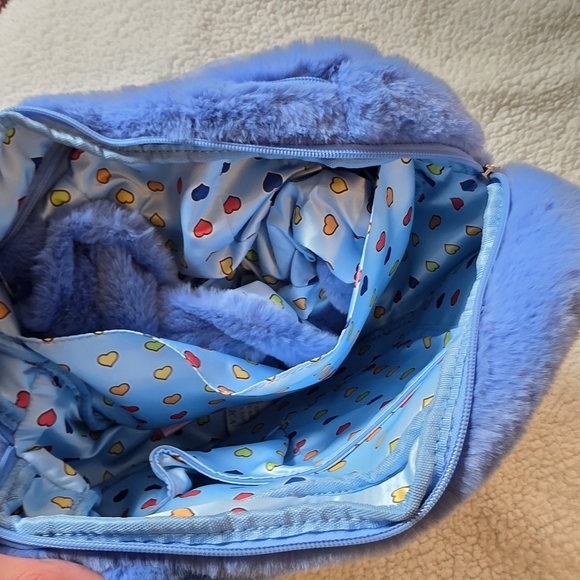 Dollskill x Carebears Lotsa heart hoodie backpack in blue - Picture 5 of 6